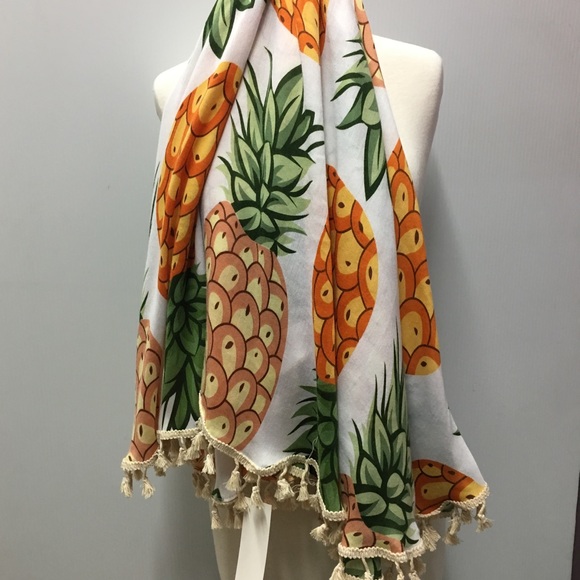 🍍 Pineapple round beach throw - Picture 7 of 7