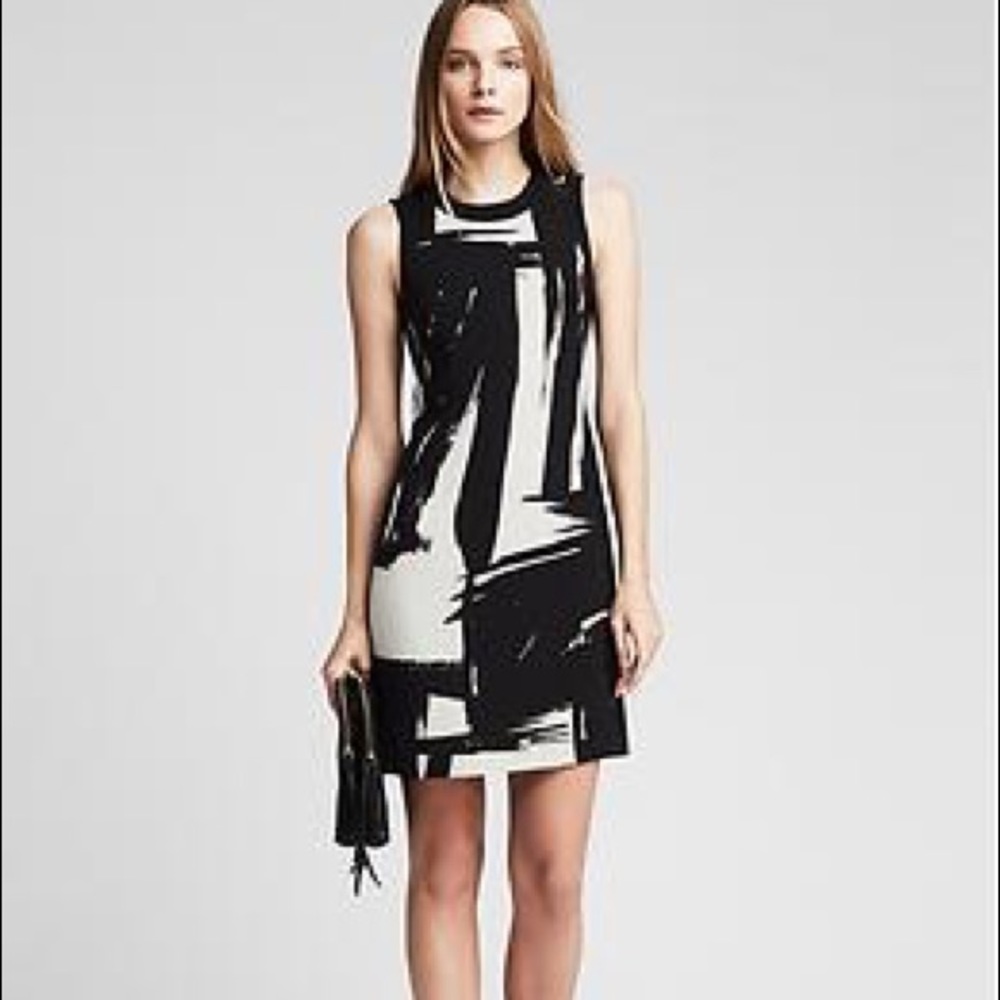 Banana Republic Brushstroke Dress, size 0