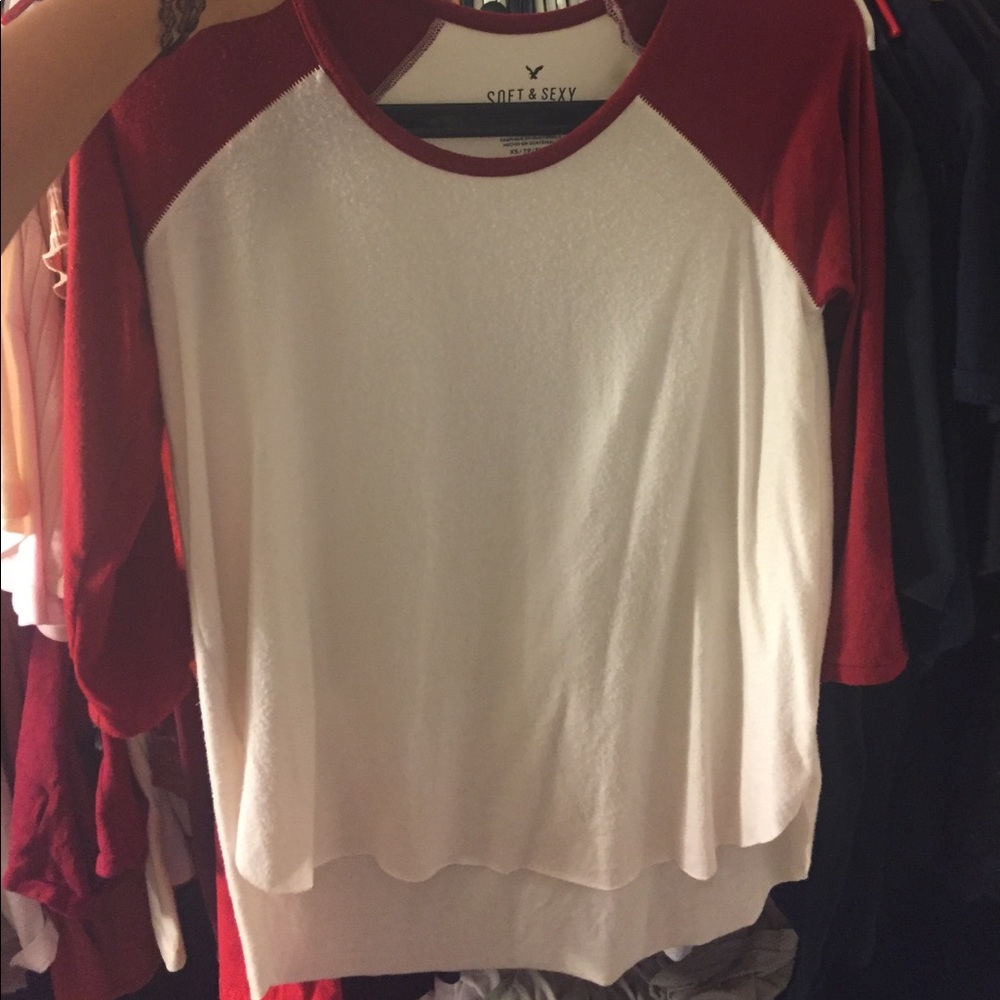 American eagle baseball tee