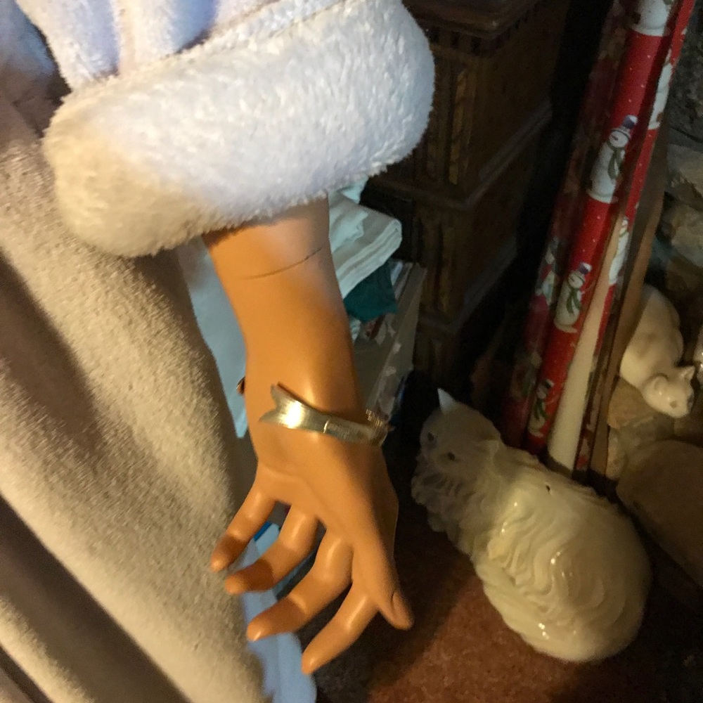 Silver Fish Bangle.