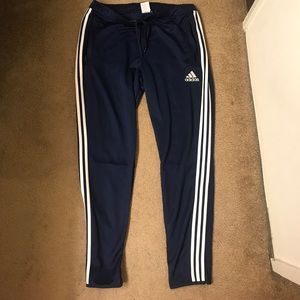 Adidas tapered jogger pants. Size XL Color: Blue