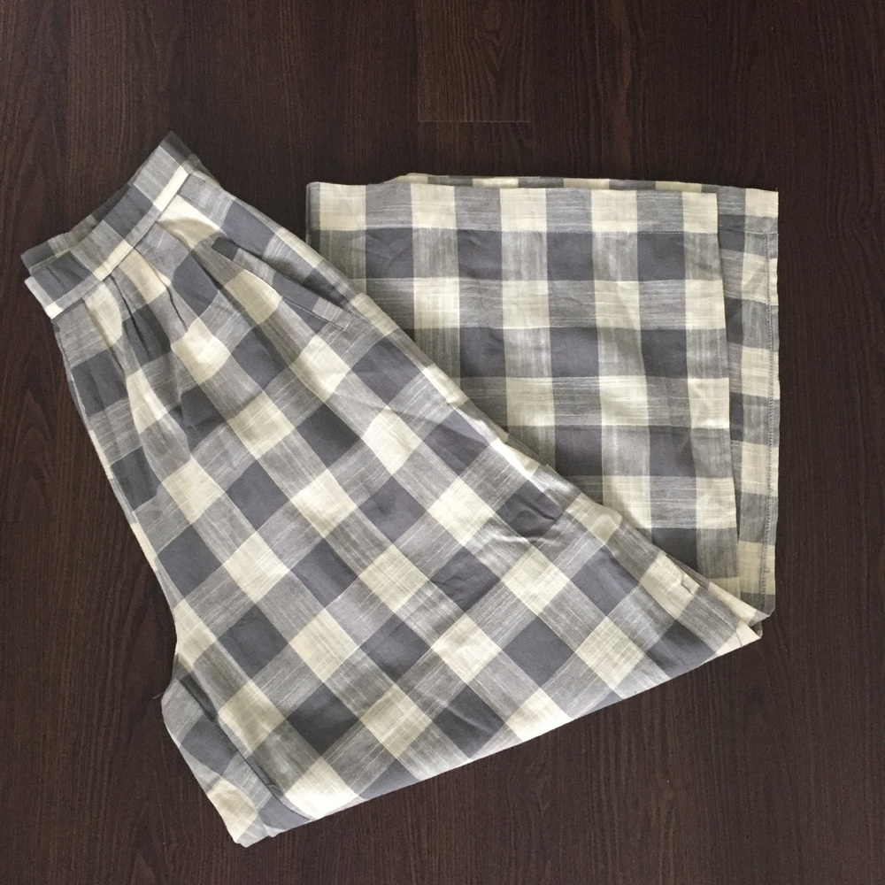 Forever21 Nightwalker Plaid Wide Leg Pants