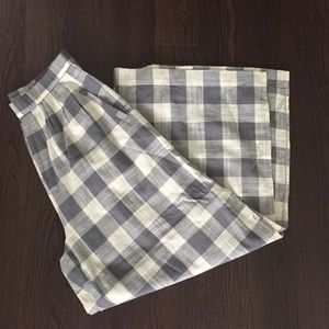 Forever21 Nightwalker Plaid Wide Leg Pants