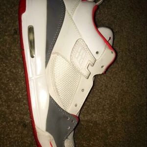 White, Red, & Gray Jordans