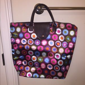 Big colorful tote bag