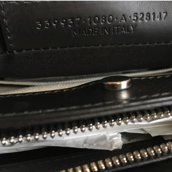 Balenciaga Navy Pochette leather trim canvas bag - Picture 8 of 8