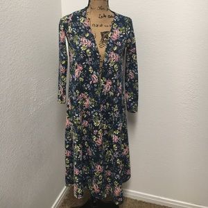 LuLaRoe Floral Sarah Cardigan XS