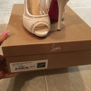 Lou boutin Patent calf