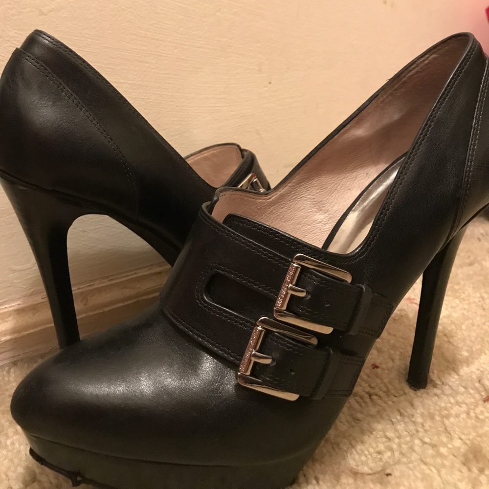 Michael Kors Platform Buckle Booties