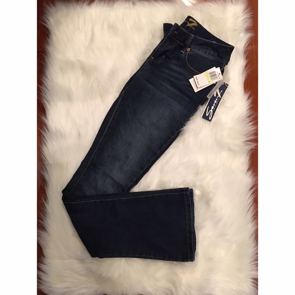 Seven7 high waisted flare jeans