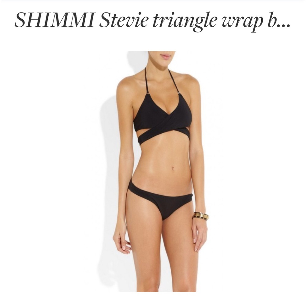 Shimmi Stevie Triangle bikini wrap around top