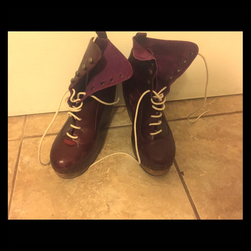 Burgundy Irregular Choice