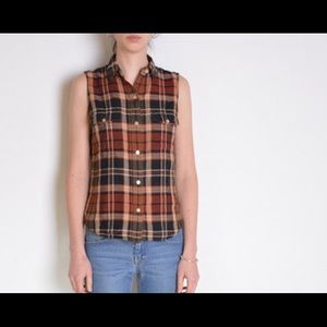 Sleeveless Linen shirt by Ralph Lauren