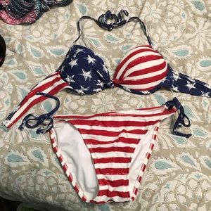 American Flag patriotic bikini