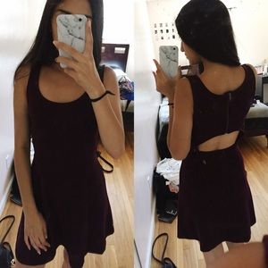 American eagle back cutout dress