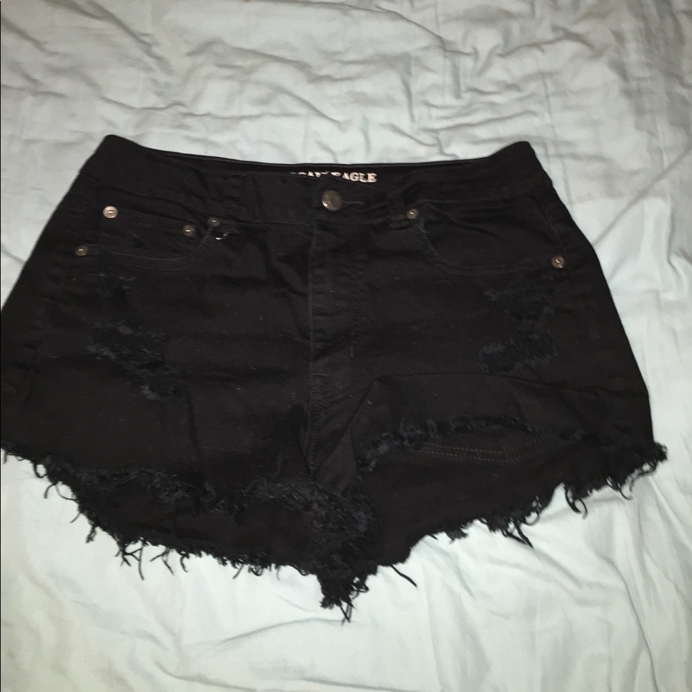 Black American Eagle Shorts