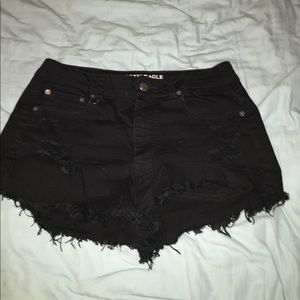 Black American Eagle Shorts