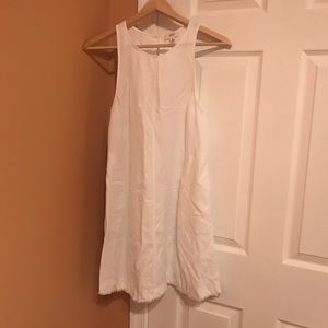 Aritzia linen blend dress