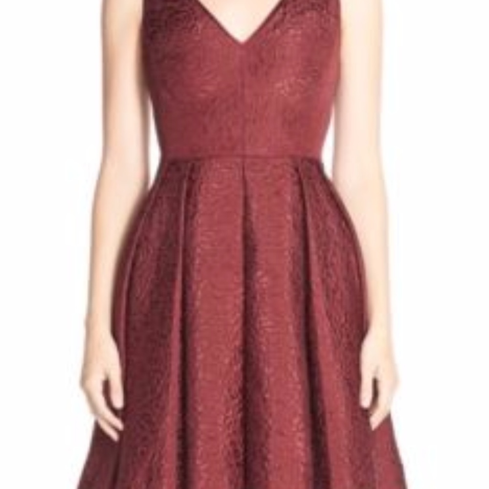 ERIN erin fetherston Jacquard Fit & Flare Dress - Picture 2 of 7