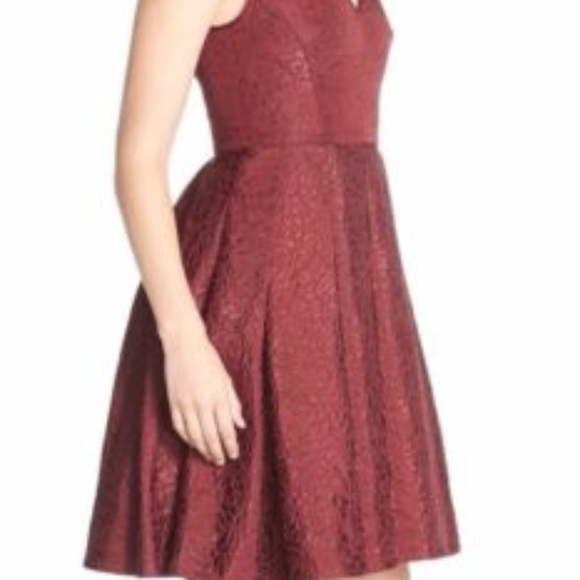 ERIN erin fetherston Jacquard Fit & Flare Dress - Picture 4 of 7