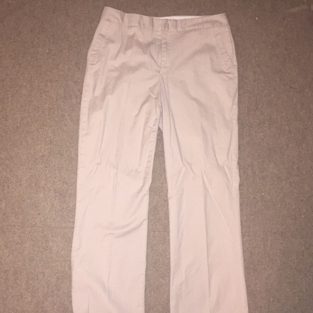 Gap kackey pinstripe cotton wife leg pant