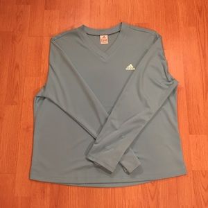 LIGHT BLUE ADIDAS XL Women's Tee