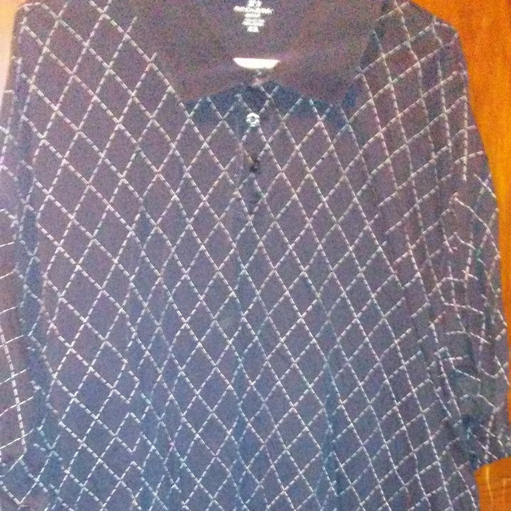 Men's 3 button up polo shirt