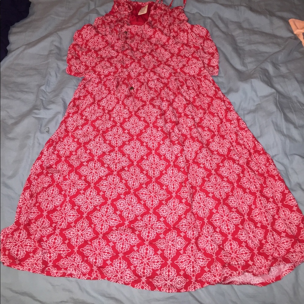 Faded Glory V- Neck Spaghetti Strap Dress