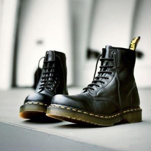 Black Dr. Marten Boots, Worn Once