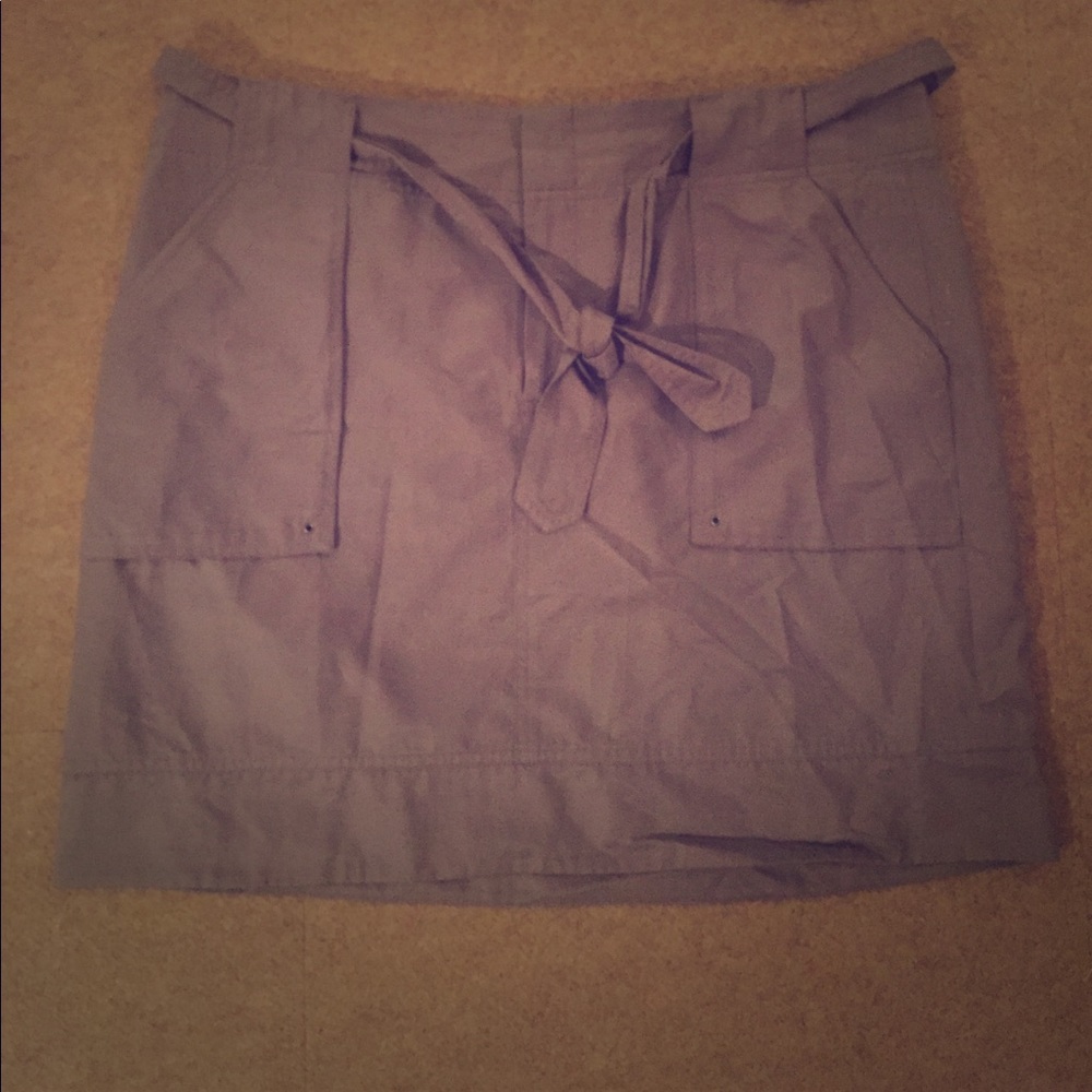 Banana republic green mini skirt