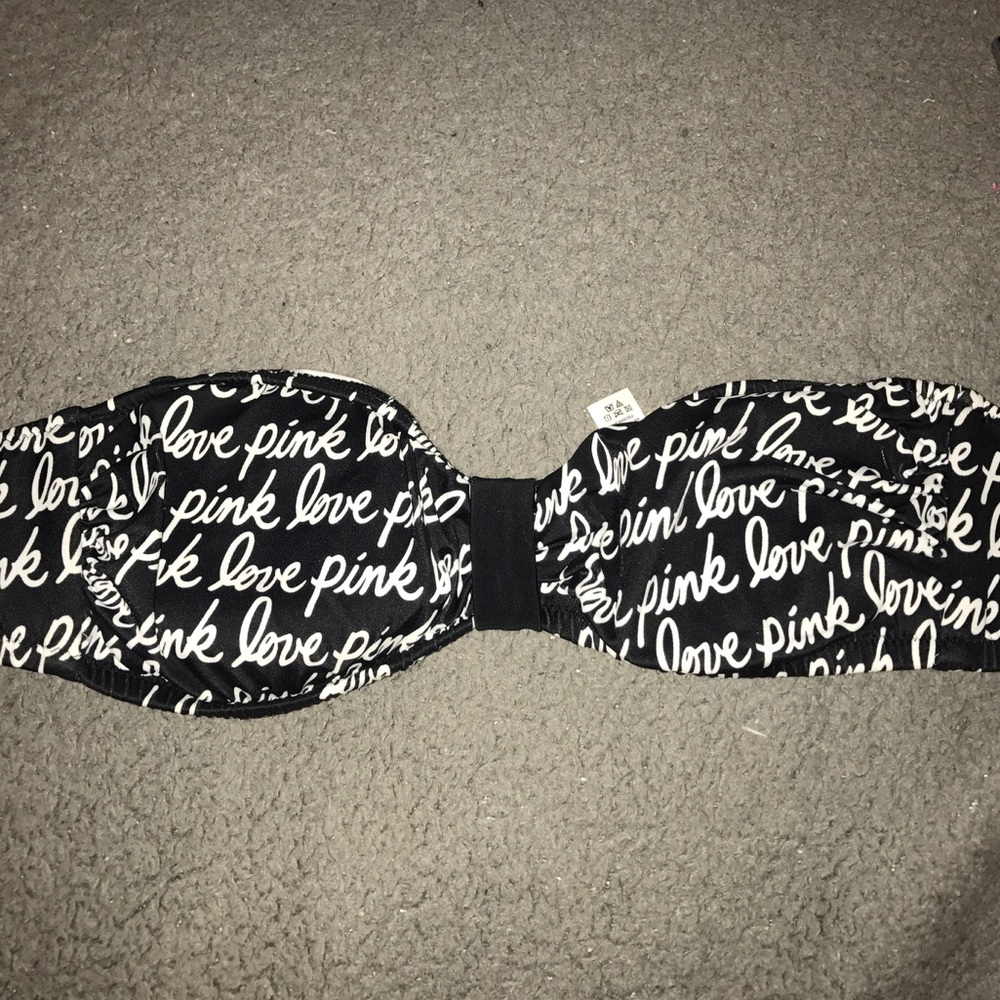 Love pink swimsuit top