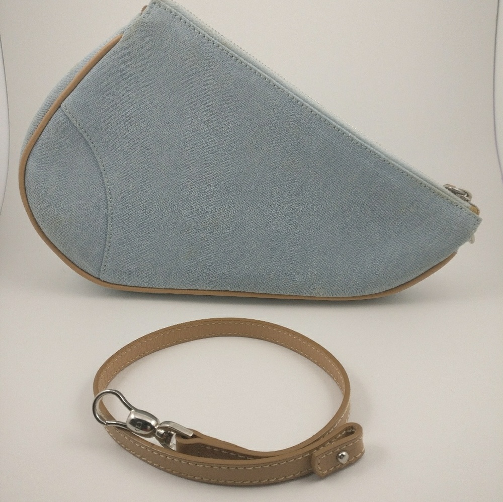 *sold* Dior denim mini saddle bag.