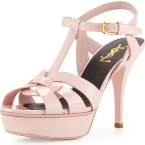 YSL Saint Laurent Tribute Patent Platform Sandal