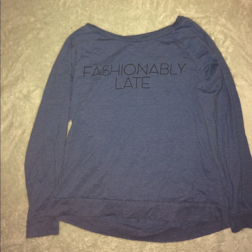 Fashionably Late Royal Blue Sweater / Med
