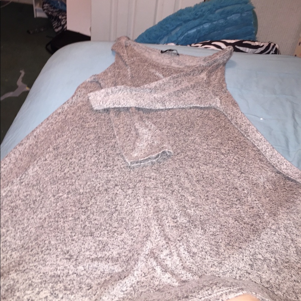 Mocha and Black mic Sweater Dress