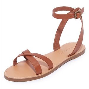 Madewell Ankle Wrap Boardwalk Sandals