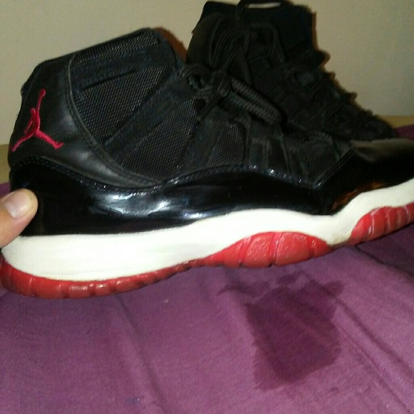 Air Jordan Black Red Patent Leather 2001 Bred 9.5 main image 5