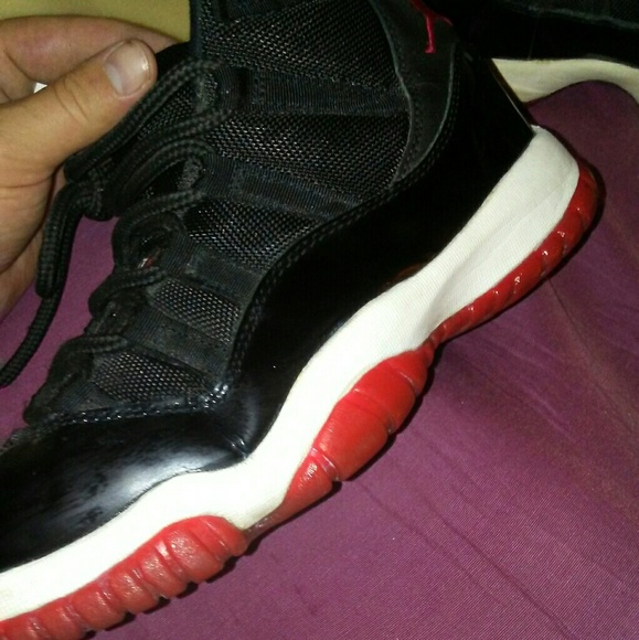 Air Jordan Black Red Patent Leather 2001 Bred 9.5 main image 6