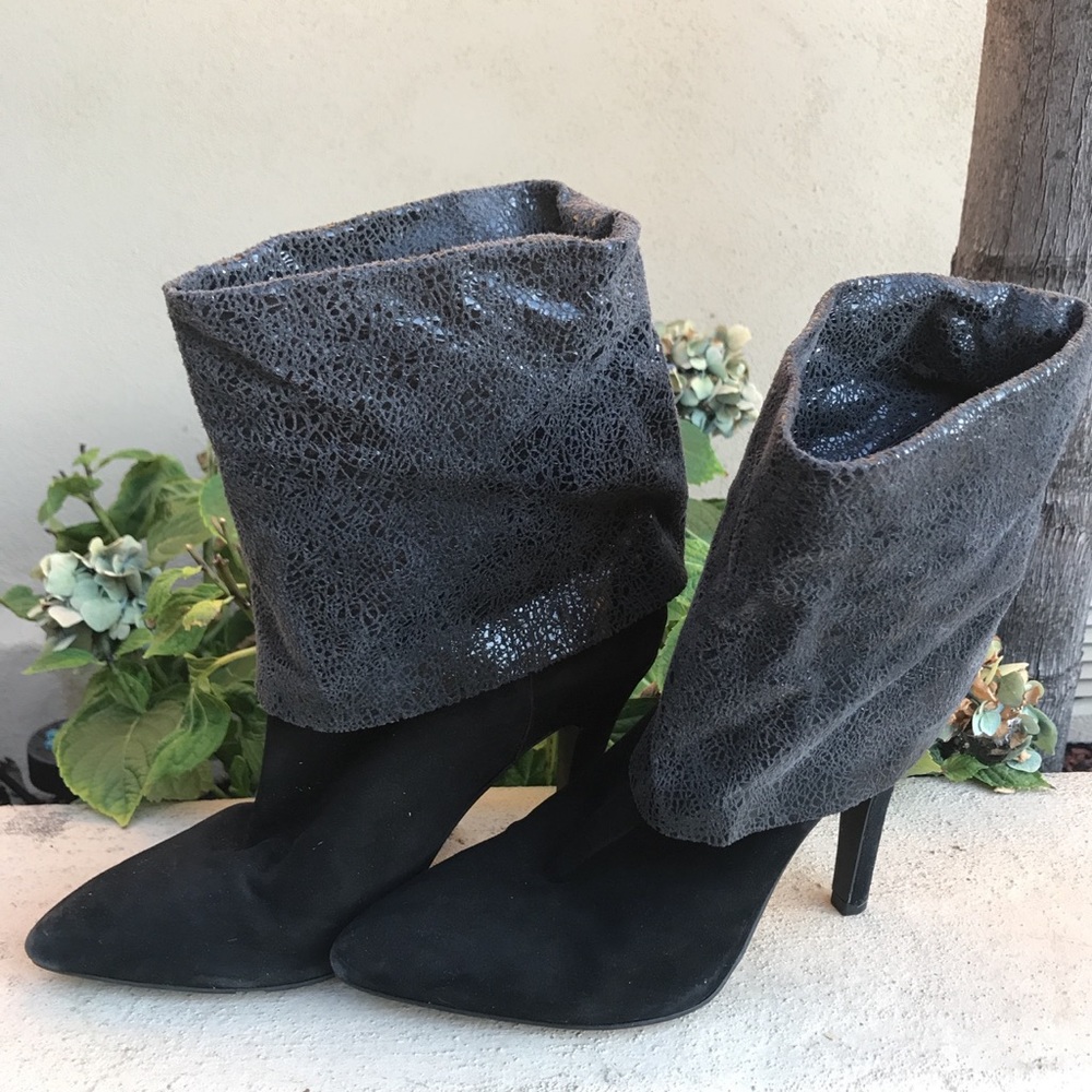 BCBG fold over boots