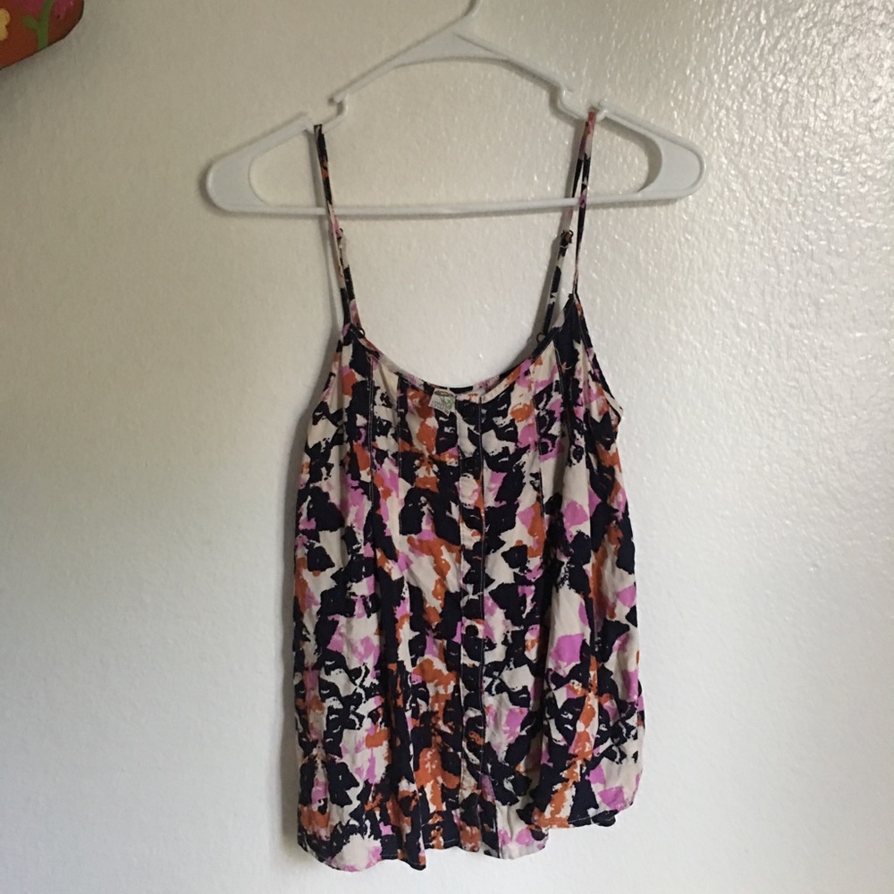 Top with colorful print