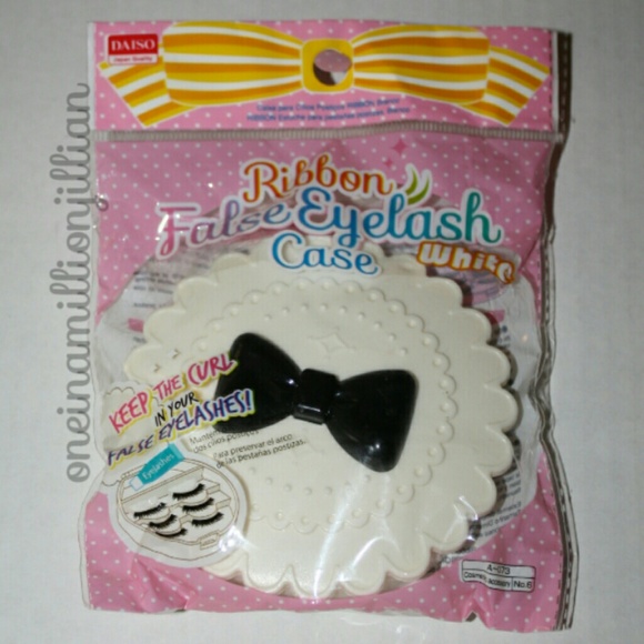 Ribbon False Eyelash Storage Case - White - Picture 2 of 4