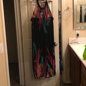 Like new, halter maxi dress