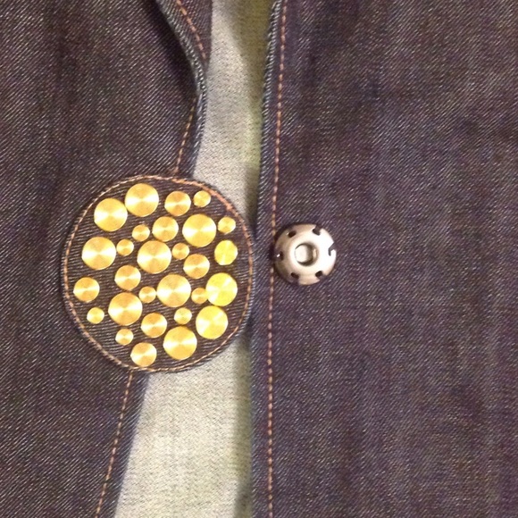 Vintage Lillie Rubin Jean Jacket - Picture 2 of 5