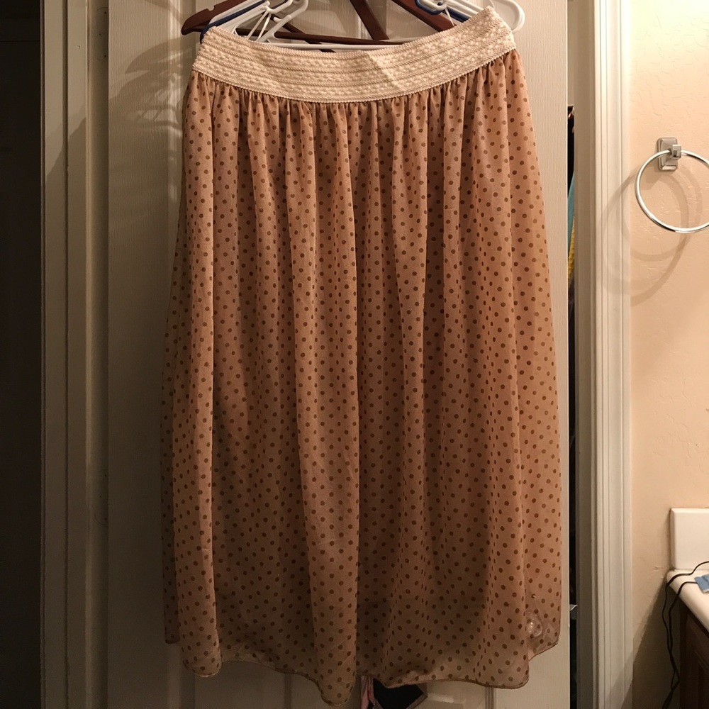 Cute polka dot skirt