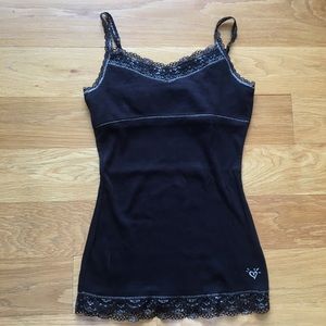 Justice Black Lace Camisole