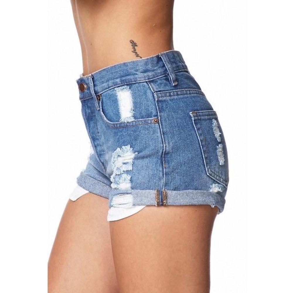Forever21 High Waisted Jean Shorts