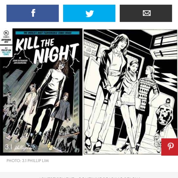 RARE!! 3.1 Phillip Lim Comic book - Picture 3 of 3