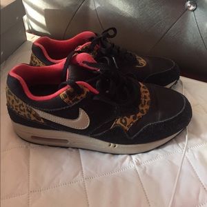 Cheetah black pink Air Max 1's