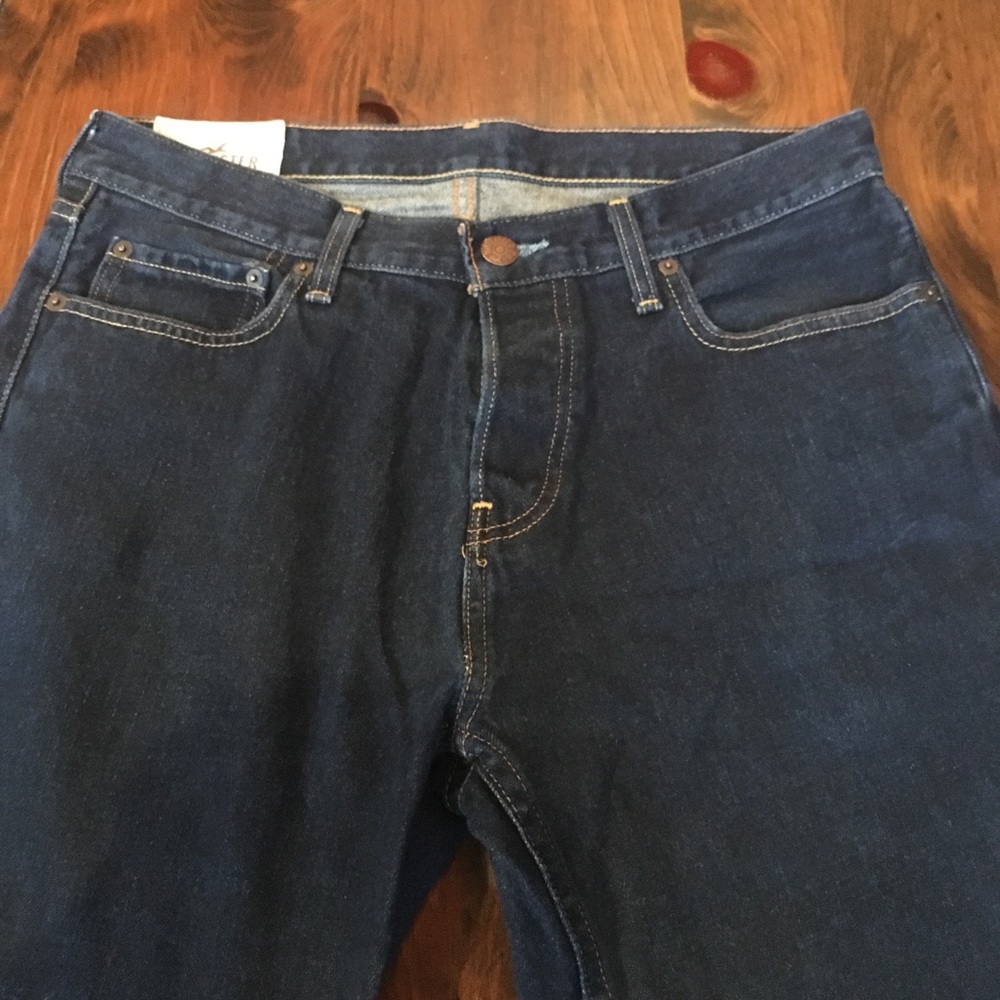 Hollister Men's Jean slim straight 33 x 32