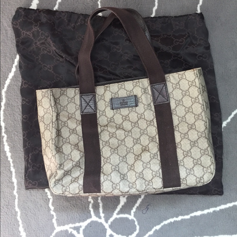 Gucci square handbag.